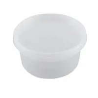 Transparent/White Container - 500ml (Pack of 25 Piece), Food Storage Microwave safe, Freezer safe Containers with transparent Lid for Kitchen, Restaurants, Delivery, Packaging Box-thumb2