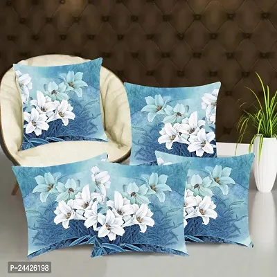 Decorative Cushion Cover Set of 5 Pillow/Cushion Covers (16 x 16 inch) Best for your Couch, Sofa, Home, Room, Bedroom, Living, Kids Room.