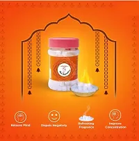 Shri Sharnum Premium Quality Bhimseni Round Camphor-100g, Pooja, Havan, Meditation, Room Freshener/100% Organic Kapoor/Pure Kapoor/Kapoor-thumb1