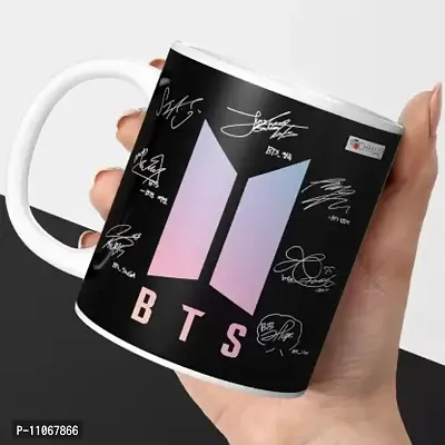 Bts Cup Bts Signature Army Bts For Girl Boys Ceramic Coffee Mug-thumb0