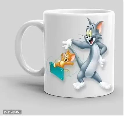 Tom  Jerry Ceramic Coffee Mug Best Milk Mug/Coffee Mug/ Unique Mug-thumb0