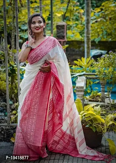 Trendy Cotton Handloom Saree-thumb0