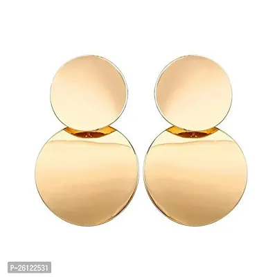 Unique Gold Plated Earring Gift for Women's | Elegant  Classic | Size : Free Size Alloy Drops  Danglers