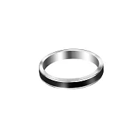 Valentine Gift Ring For Men's  Boy's I Size : 16, Black I Everyday Wear I Stainless Steel Ring-thumb1