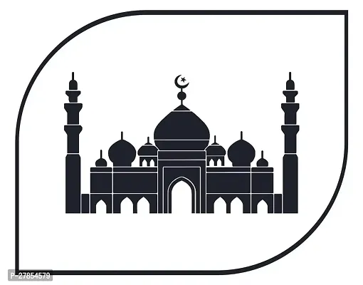 Decorative Beautiful Black Decal Islamic Sticker 60X90_Is 93