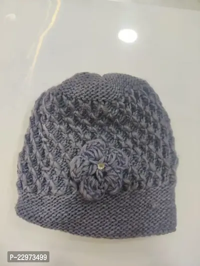 Fancy Woollen Winter Caps For Women-thumb0