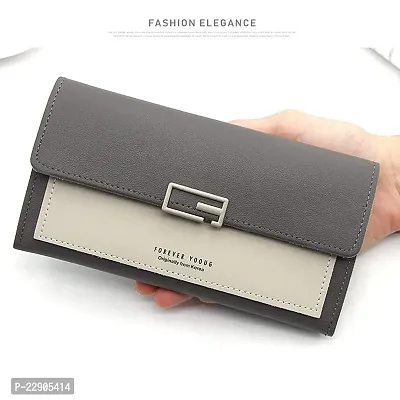 KENDRICK Women's Wallets Tri-Fold Wallet Women?s Wallet Student Wallet Coin Purse Wallet for Women Ladies Purse Card Holder (Random Color) (Medium)-thumb3