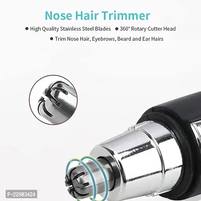 TFW Electric Nose Hair Trimmer for Men  Women | Dual-edge Blades | 3 IN 1 Eyebrow Trimmer |Painless Nose and Ear Hair Remover Trimmer Eyebrow Clipper, Beard Waterproof-thumb5