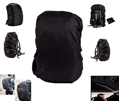 KENDRICK 100% Waterproof 40L to 60L Rain Cover for Backpack Bags Rubberized Material, Dust Proof, Rainproof Dustproof Protector Raincover Elastic Adjustable Specially for Trekking Black-thumb4