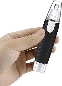 KENDRICK Painless Electric Nose and Ear Hair Trimmer Eyebrow Clipper | 3 in 1 Electric Nose Hair Trimmer for Men Women | Dual-edge Blades, Waterproof-thumb4