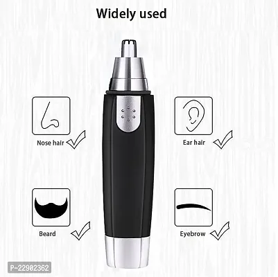 KENDRICK Painless Electric Nose and Ear Hair Trimmer Eyebrow Clipper | 3 in 1 Electric Nose Hair Trimmer for Men Women | Dual-edge Blades, Waterproof-thumb3