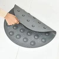 KENDRICK Silicone Bath Massage Back Cushion Mat, Shower Foot Cleaner Scrubber Foot Brush Massager Pad Non Slip Suction Cup Exfoliating Dead Skin Foot Mat for Shower-thumb3