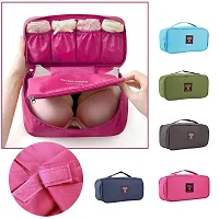 KENDRICK Travel Underwear Panties Bra Pouch Organizer Bag Pouch Waterproof Personal Garment Bag Case Undergarments Organizer for Women Travel Pouch Kit Bag-thumb2