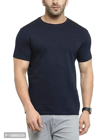 K  W Polyester Short Sleeves Solid Tshirts-thumb0