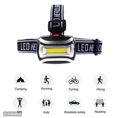 UDee COB LED Headlamp Headlight Head Lamp Light Torch Flashlight Portable 4 Modes-thumb2