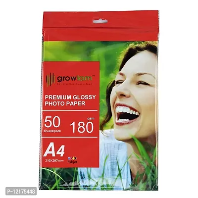 Premium Glossy Photo Paper 180 GSM 50 SHEETS-thumb0