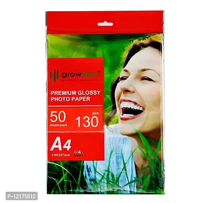 Premium Glossy Photo Paper 130 GSM 50 SHEETS-thumb0