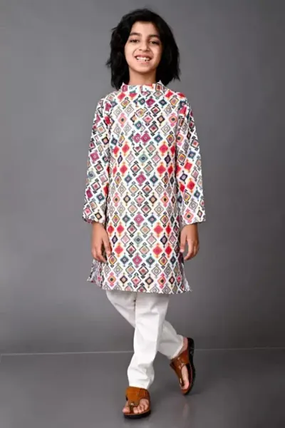 Trendy Cotton Blend Kurta Sets 