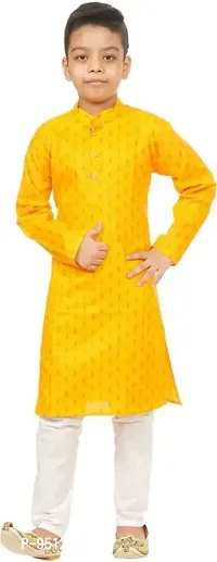 Multicolor Casual Kurta Pyjama Set For Boys