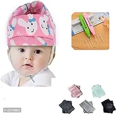 Humpy Kids Baby Head Protector for 1 Year Baby, Learn to Walk Crawling  Baby Knee Pads for Crawling + Baby Ear Pick Cleaner with Flash Light Combo Pack