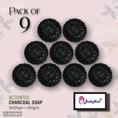 Charcoal Soap For Women Skin Whitening Acne Blackheads Anti Wrinkle Pimple Skin Care Soap Pack Of 9