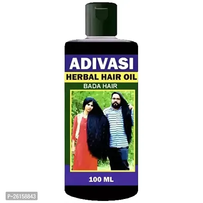 Adivasi Herbal Hair Growth Oil | Controls Hairfall | Strong And Healthy Hair | Repairs Frizzy Hair | Scalp Nourishment | Helps Hair Thickening 100 Ml