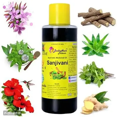 Sanjivani Hair Amrut 0.0.8 Hair Oil - For Str Hair Oil 500 Ml