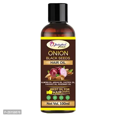 Bada Hair Onion Black Seed Hair Oil For Hair Fall Control, Hair Growth, Damage Hair Repair