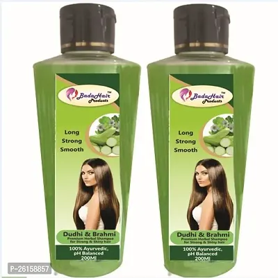 Badahair Lauki Dudhi Hair Shampoo For Anti Hair Fall Damage Protect -400Ml Pack Of 2