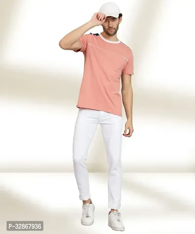 Stylish Denim White Solid Mid-Rise Jeans For Men-thumb3