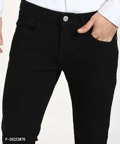 Stylish Denim Mid-Rise Jeans For Men-thumb4