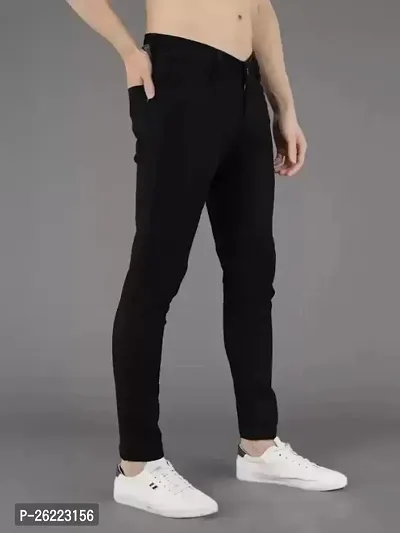 Stylish Lycra Blend Mid-Rise Jeans For Men-thumb2