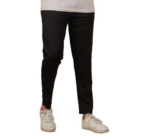 New Launched Polyester Spandex Regular Track Pants For Men 