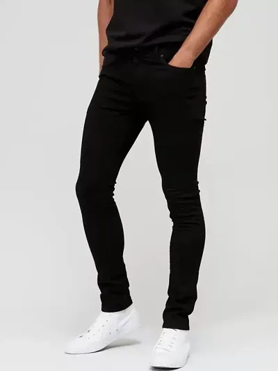 Stylish Denim Mid-Rise Jeans 