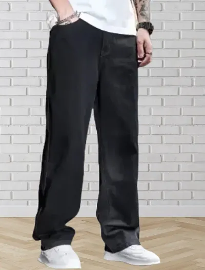 Elegant Solid Jeans For Men