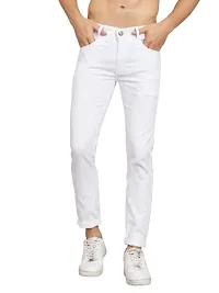 KETCH Men's Slim Jeans (KHJN000073_White_32)-thumb1