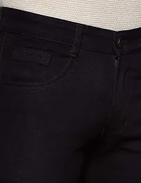 Stylish Cotton Blend Mid-Rise Jeans For Men-thumb2