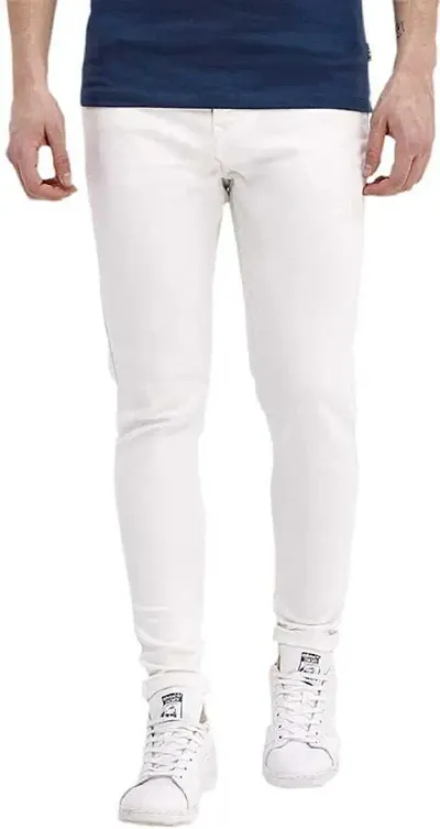 Premium Quality White Jeans For Men