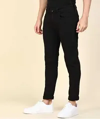 Stylish Denim Mid-Rise Jeans For Men-thumb2