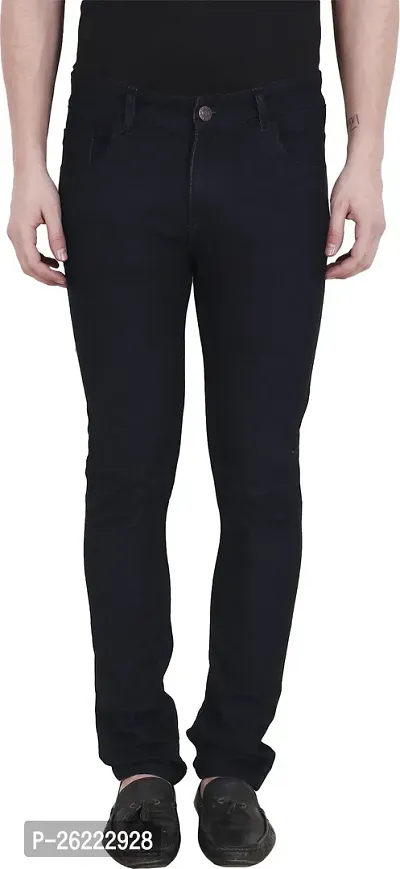 Stylish nbsp;Denim Lycra Mid-Rise Jeans For Men