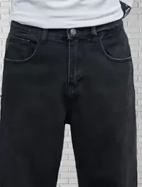 Elegant Black Denim Solid Jeans For Men And Boys-thumb4