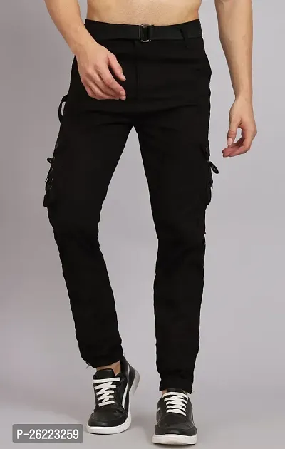 Stylish Cotton Blend Mid-Rise Jeans For Men