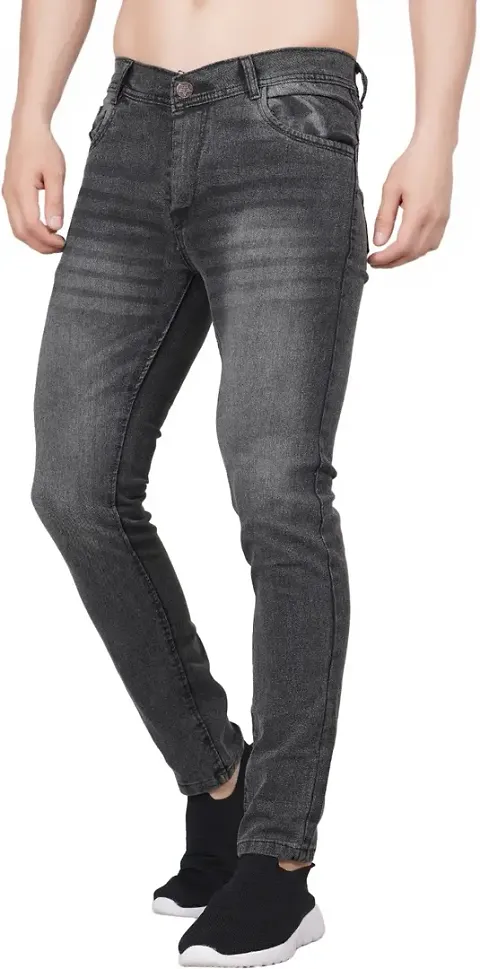 Stylish Denim Solid Jeans for Men