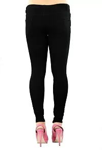 Reliable Black Cotton Blend Mid-Rise Jeans-thumb1