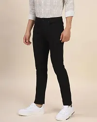 Stylish Black Denim Mid-Rise Jeans For Men-thumb1