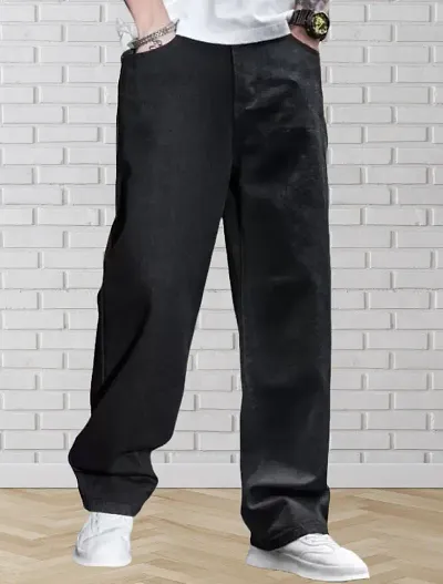 Elegant Solid Jeans For Men