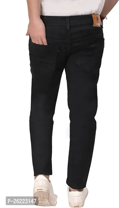 Stylish Denim Mid-Rise Jeans For Men-thumb2