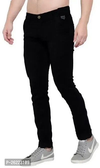 Stylish Denim Mid-Rise Jeans For Men-thumb4