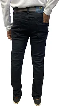 Stylish Polycotton Mid-Rise Jeans For Men-thumb2