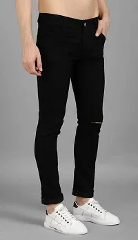 Stylish Denim Mid-Rise Jeans For Men-thumb3